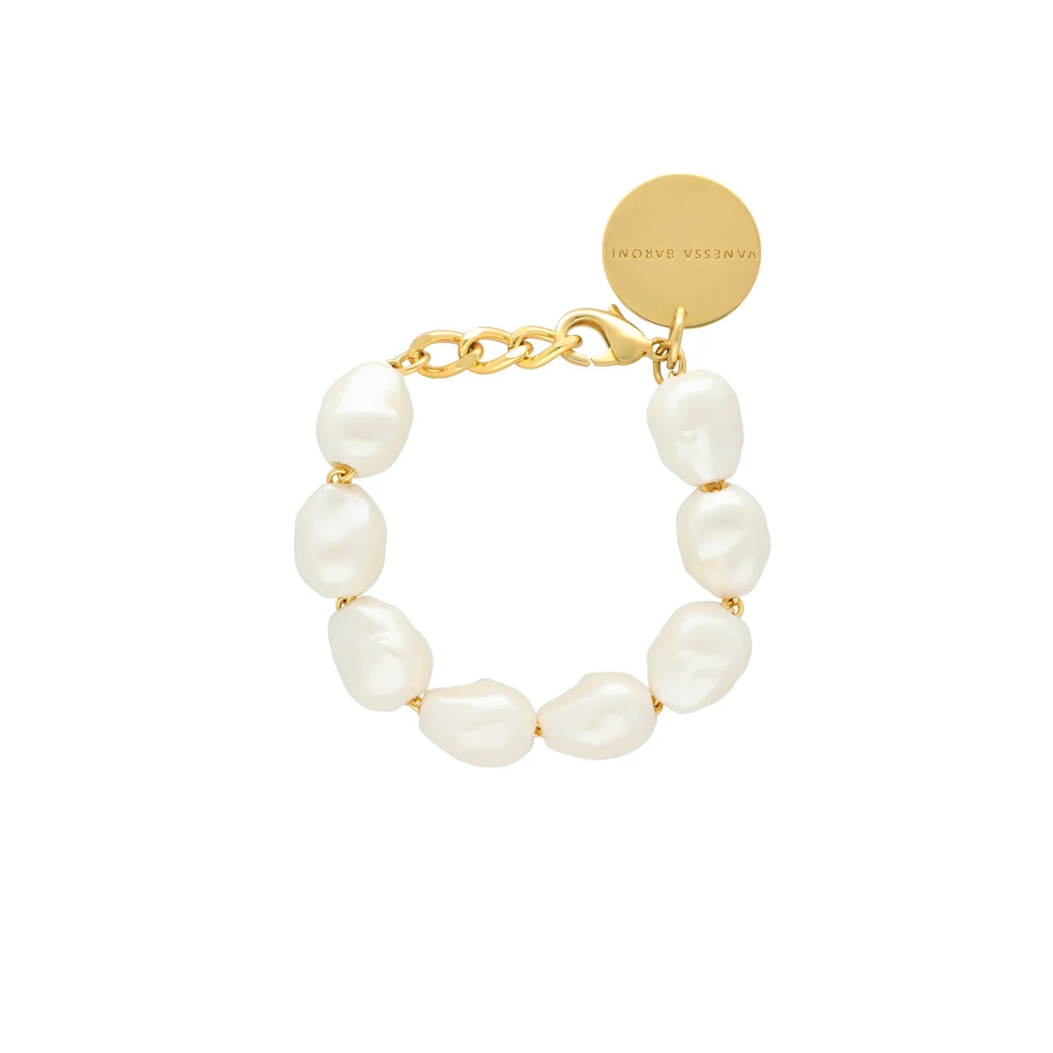 VANESSA BARONI - Armband &quot;Organic Pearl&quot; Pearl