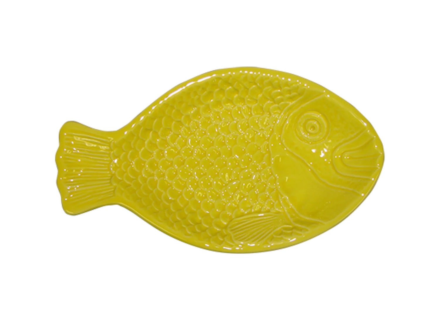 VISTAPORTUGUESE - Teller &quot;Fish Relief Yellow&quot;