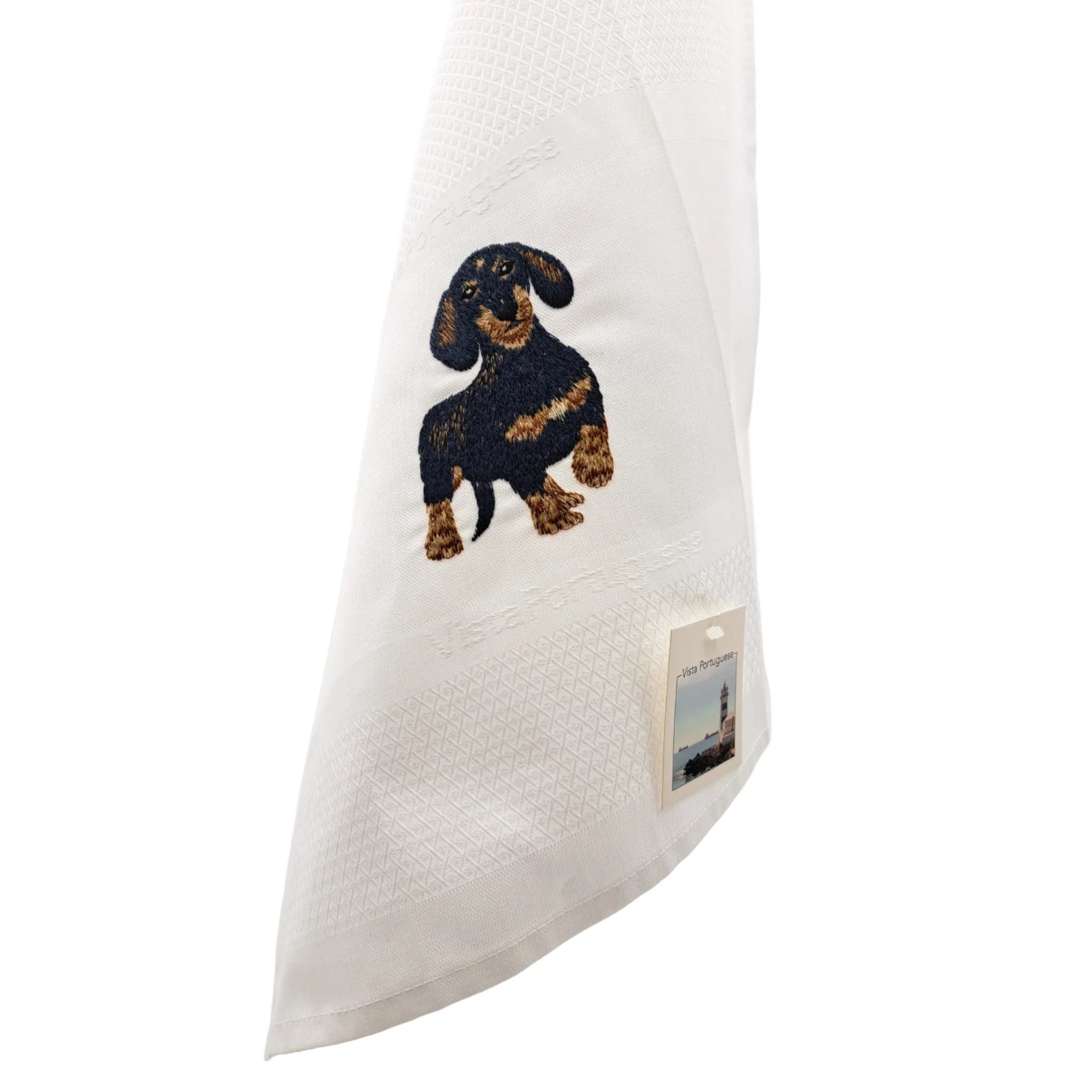 VISTA PORTUGUESE - Dish Towel Dackel