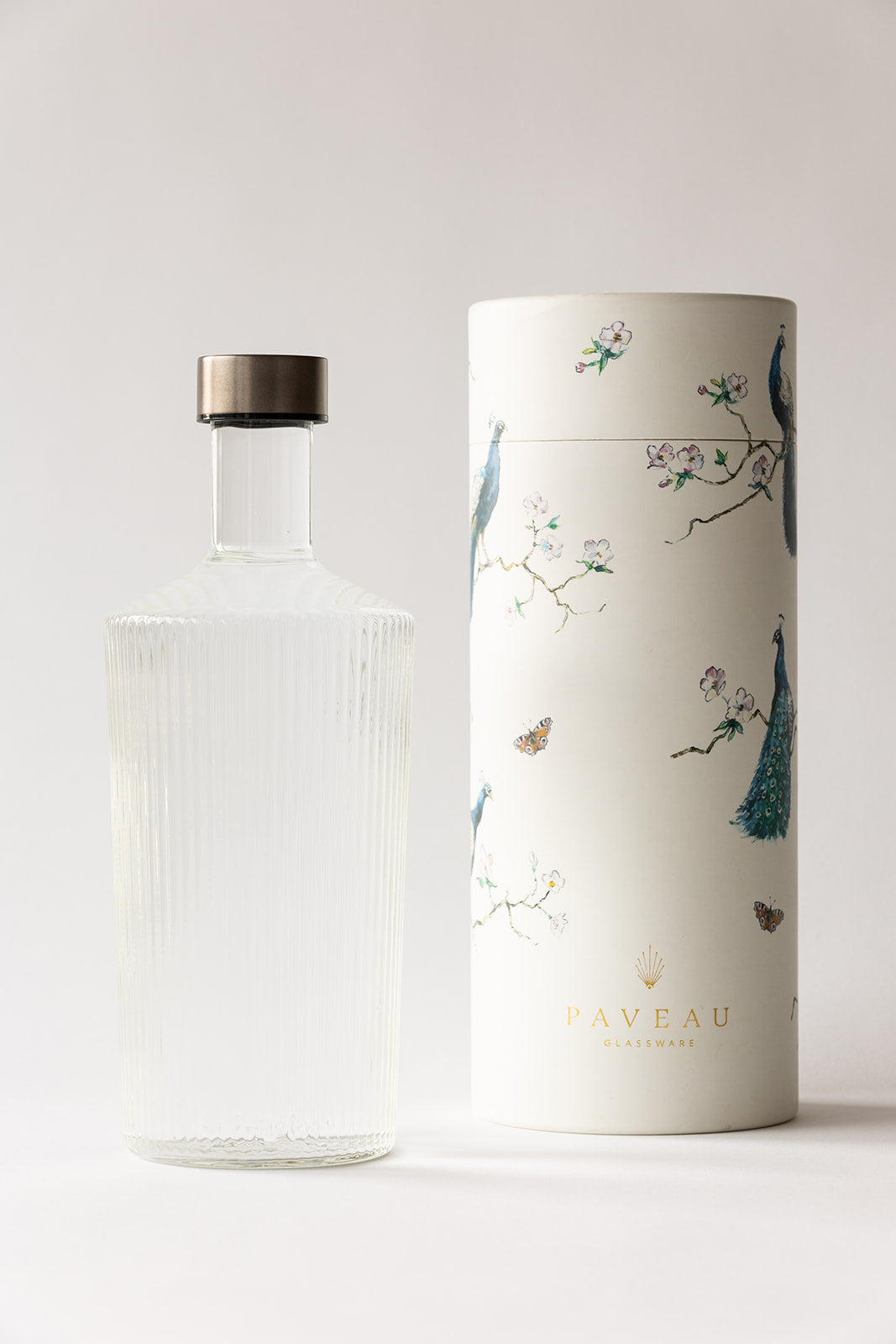 Paveau Wasserflasche mit Deckel "White Haven"