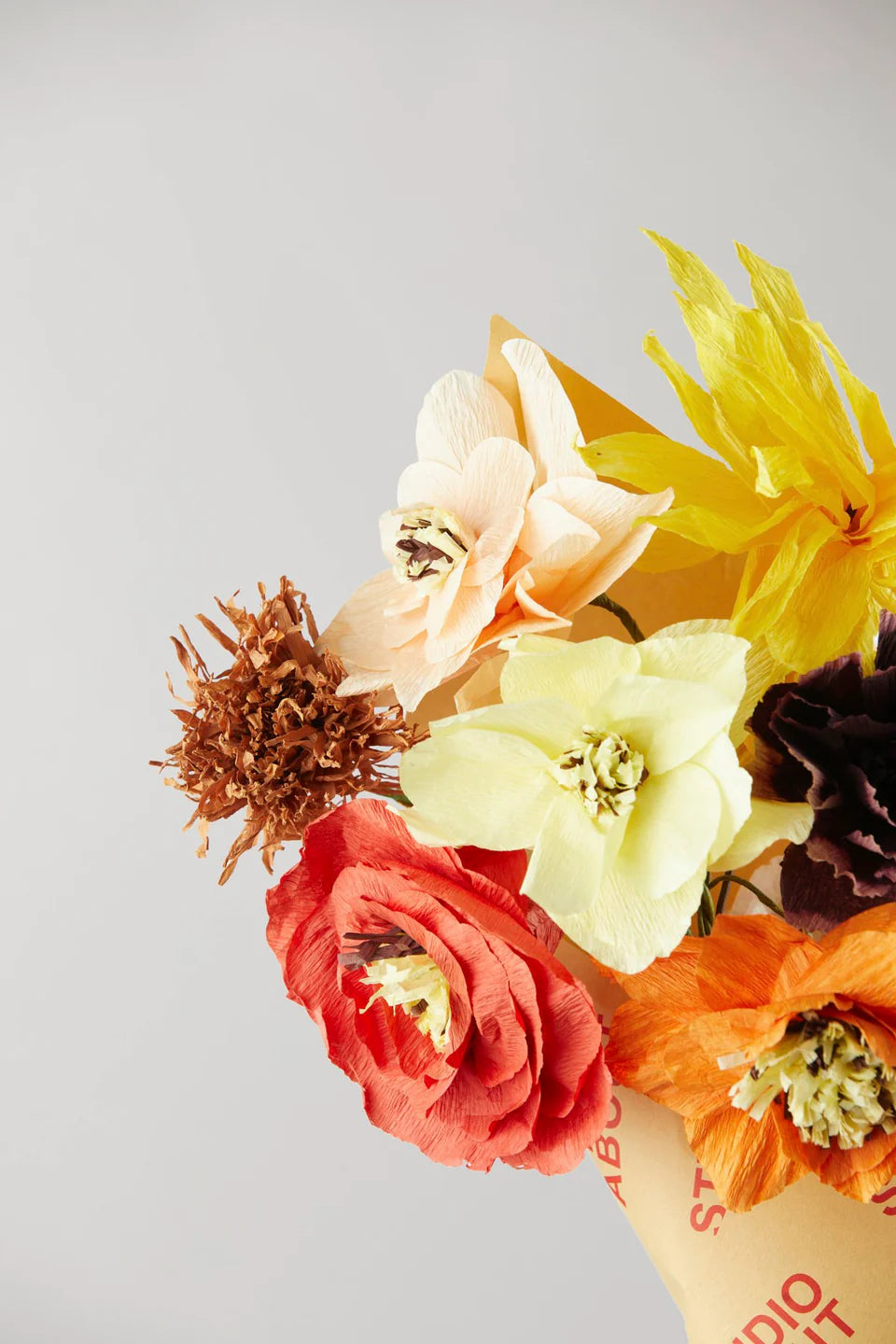 STUDIO ABOUT - PAPER FLOWER BOUQUET, 7 PCS, GOOD LUCK7