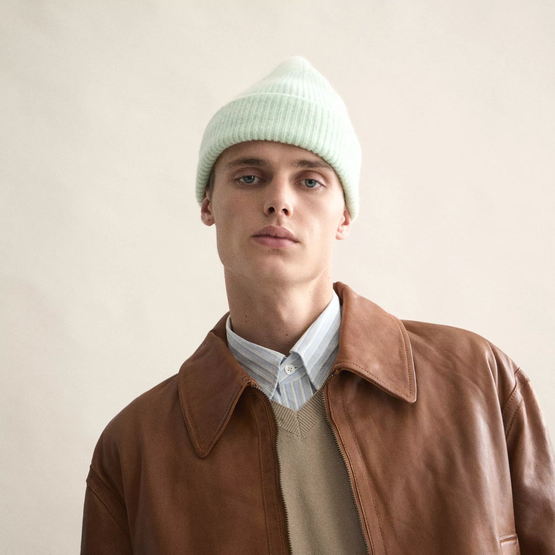 Le Bonnet - Strickmütze &quot;Beanie&quot; Soft Mint