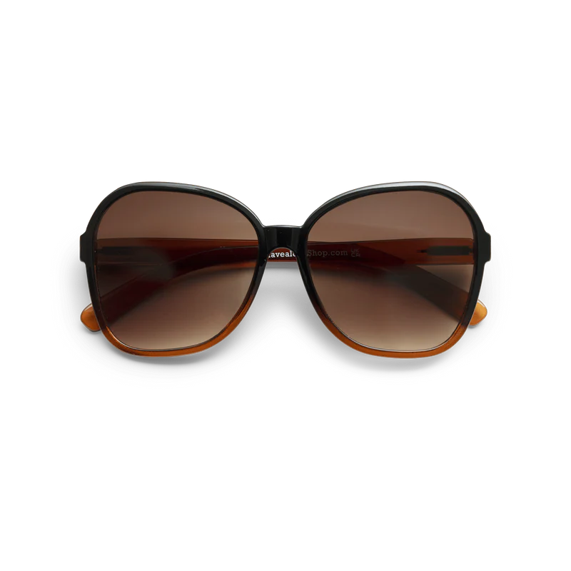 HAVE A LOOK - Sonnenbrille Butterfly brown/black