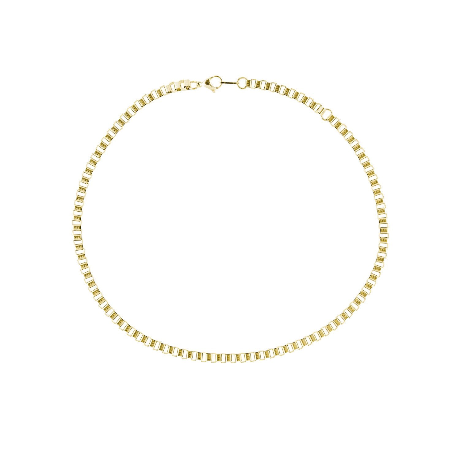 BANDHU - Kette &quot;Box Chain&quot; Gold B5