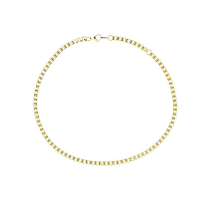 BANDHU - Kette &quot;Box Chain&quot; Gold B5