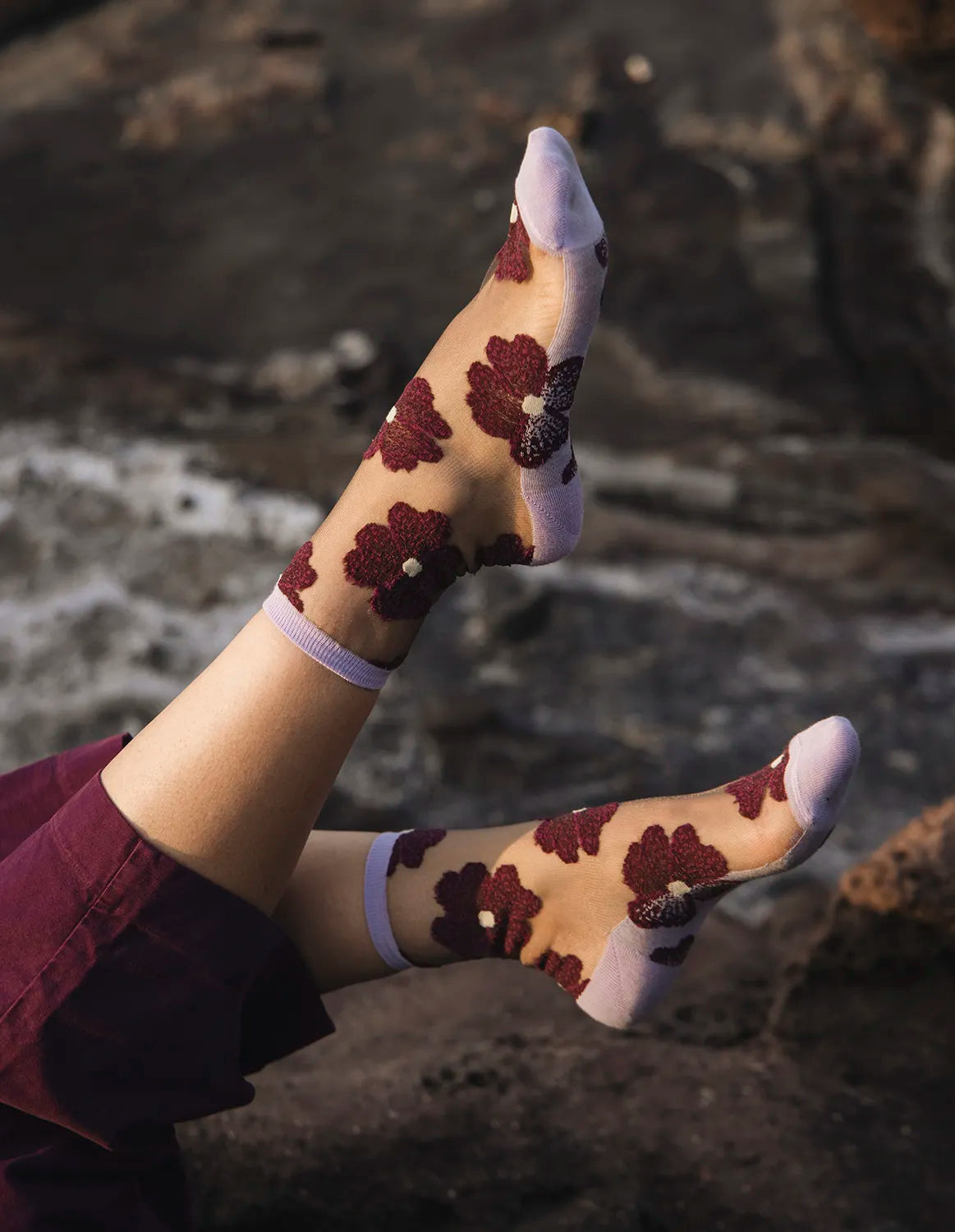 St Eustache - Socken, 91DCHMURVI3638, Murano Violette 36-38