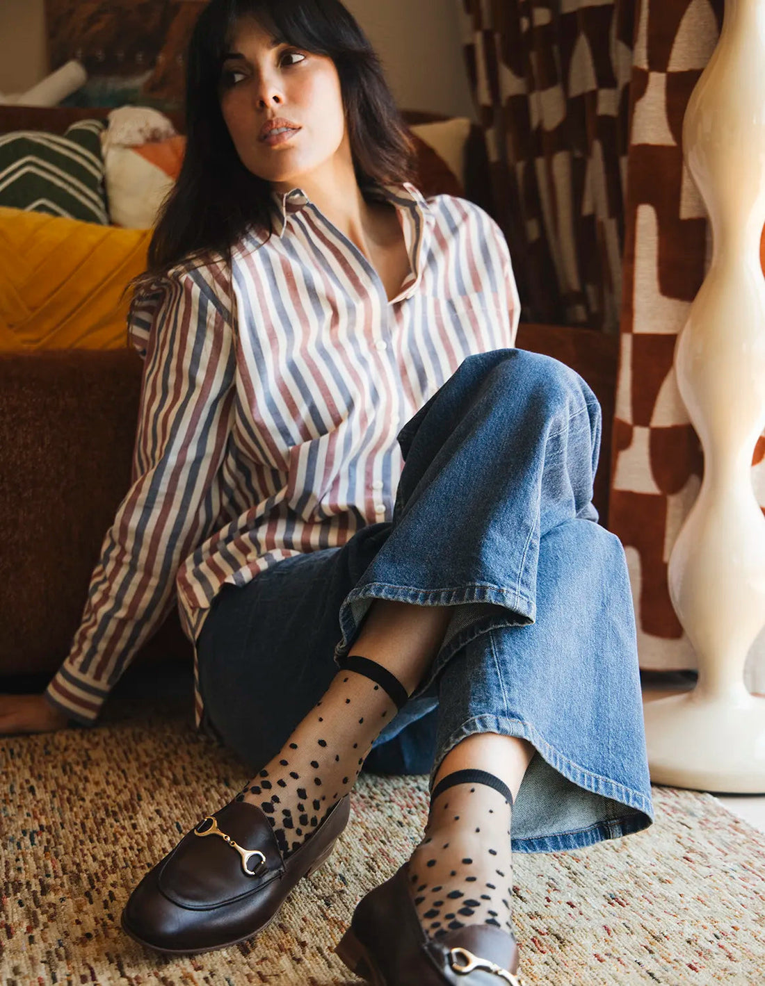 St Eustache - Socken, 1CHNAKBK3941, Nakameguro Black 39-41