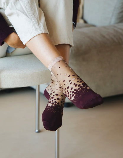St Eustache - Socken, 1CHNAKBX3638, Nakameguro Bordeaux 36-38