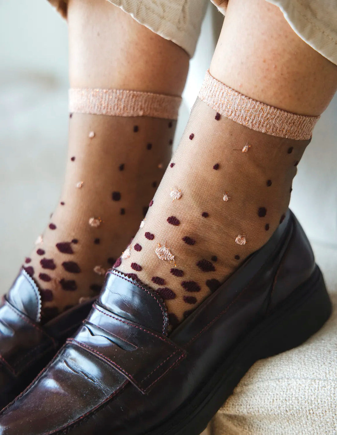 St Eustache - Socken, 1CHNAKBX3638, Nakameguro Bordeaux 36-38