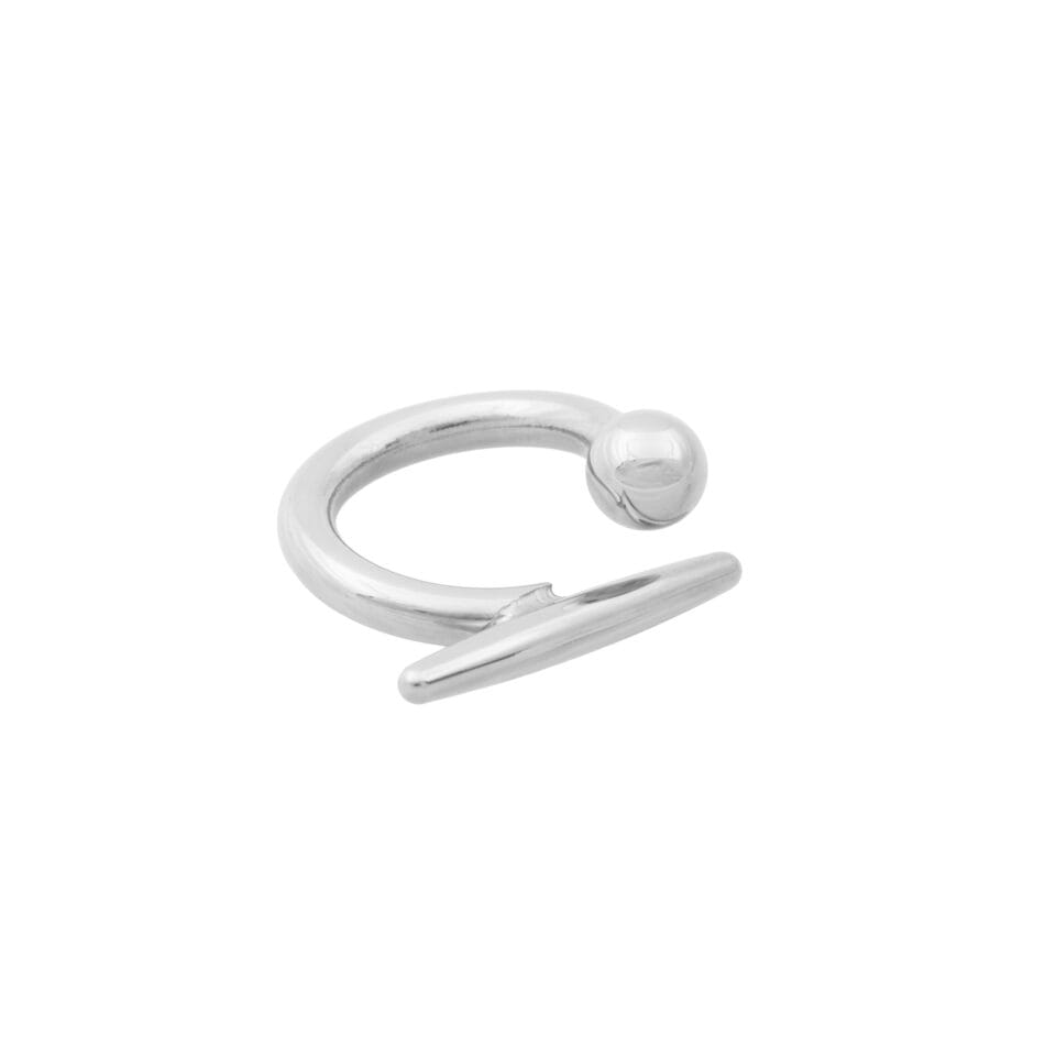 Bandhu - Conflicting Ring Silber Gr. 7