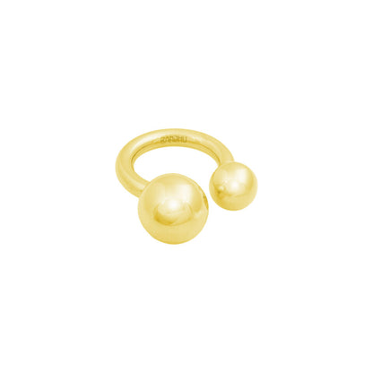 BANDHU - Ring &quot;Dot Duo&quot; Gold D7