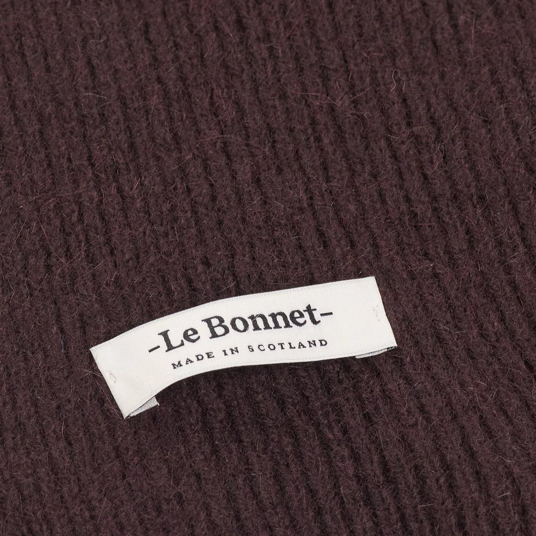 Le Bonnet - Strickmütze &quot;Beanie&quot; Espresso
