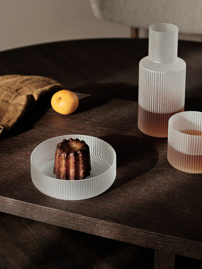 FERM LIVING - Ripple Schale - 4er Set - Frosted
