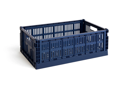 HAY - Stapelkiste &quot;Colour Crate&quot; 19cm Dunkelblau