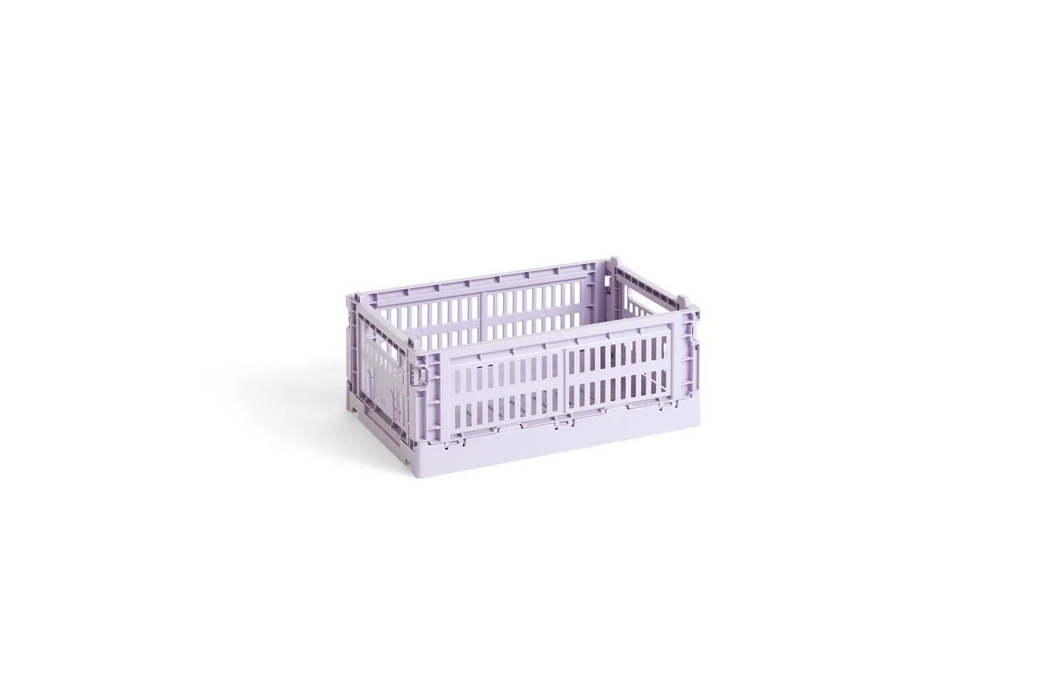 HAY - 2er Set Stapelkiste &quot;Colour Crate&quot; 8cm Lavendel