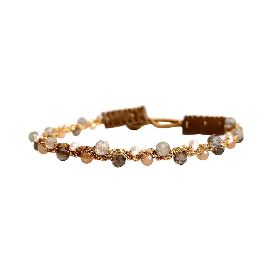 IBU Jewels Armbånd - HO MIX04 Lulu Raindrop Armbånd i Mix Orange