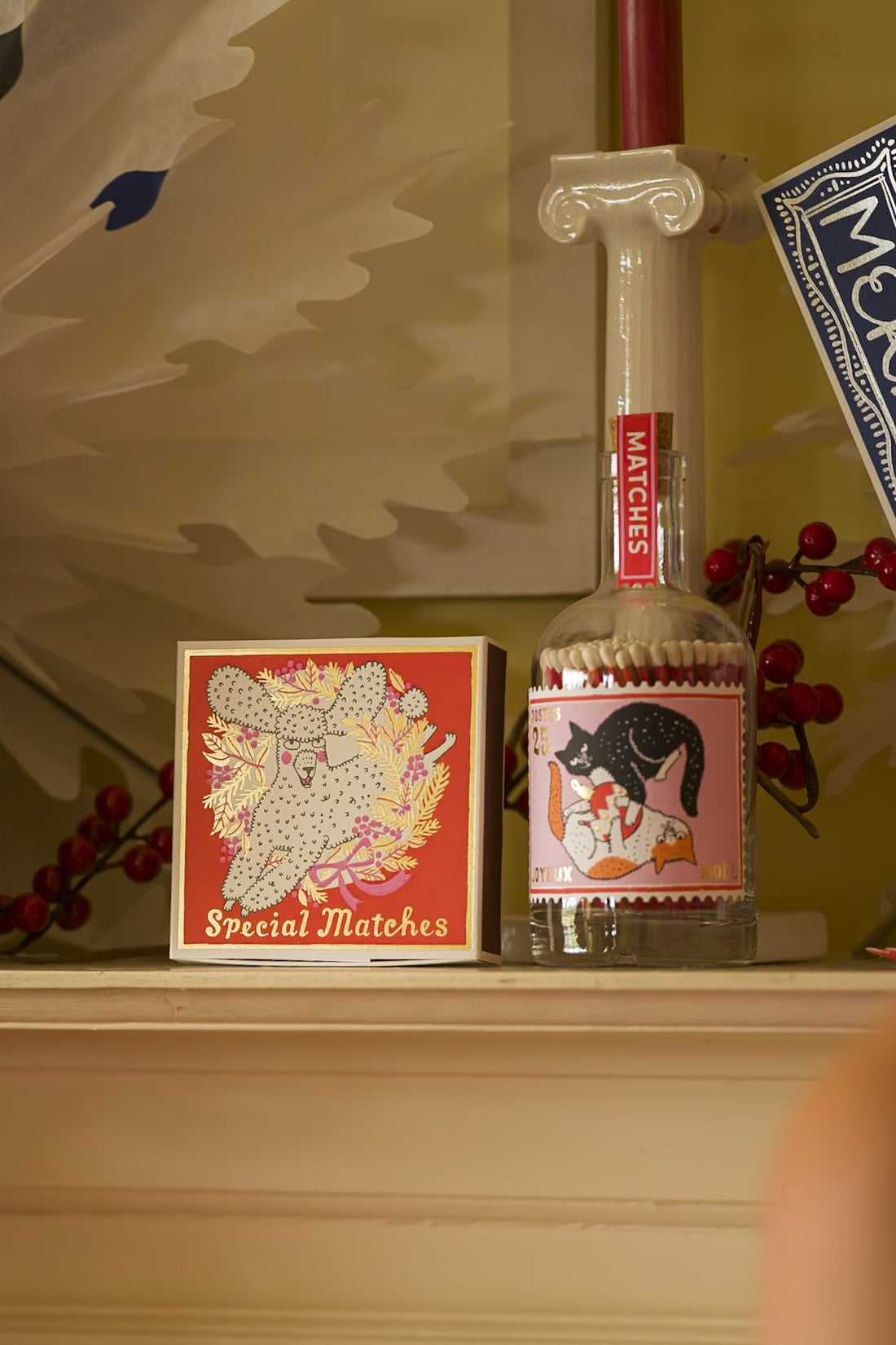 ARCHIVIST - Christmas Poodle Matches, B341