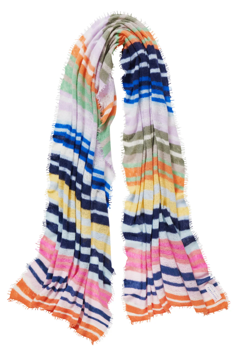PUR SCHOEN - Kaschmirschal Stripes Multi 1