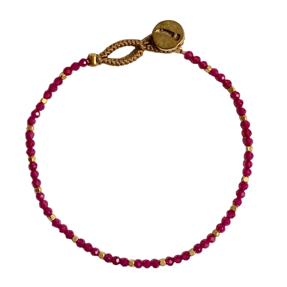 IBU - Armband &quot;Lulu Stone Dot&quot; AP22 Ruby