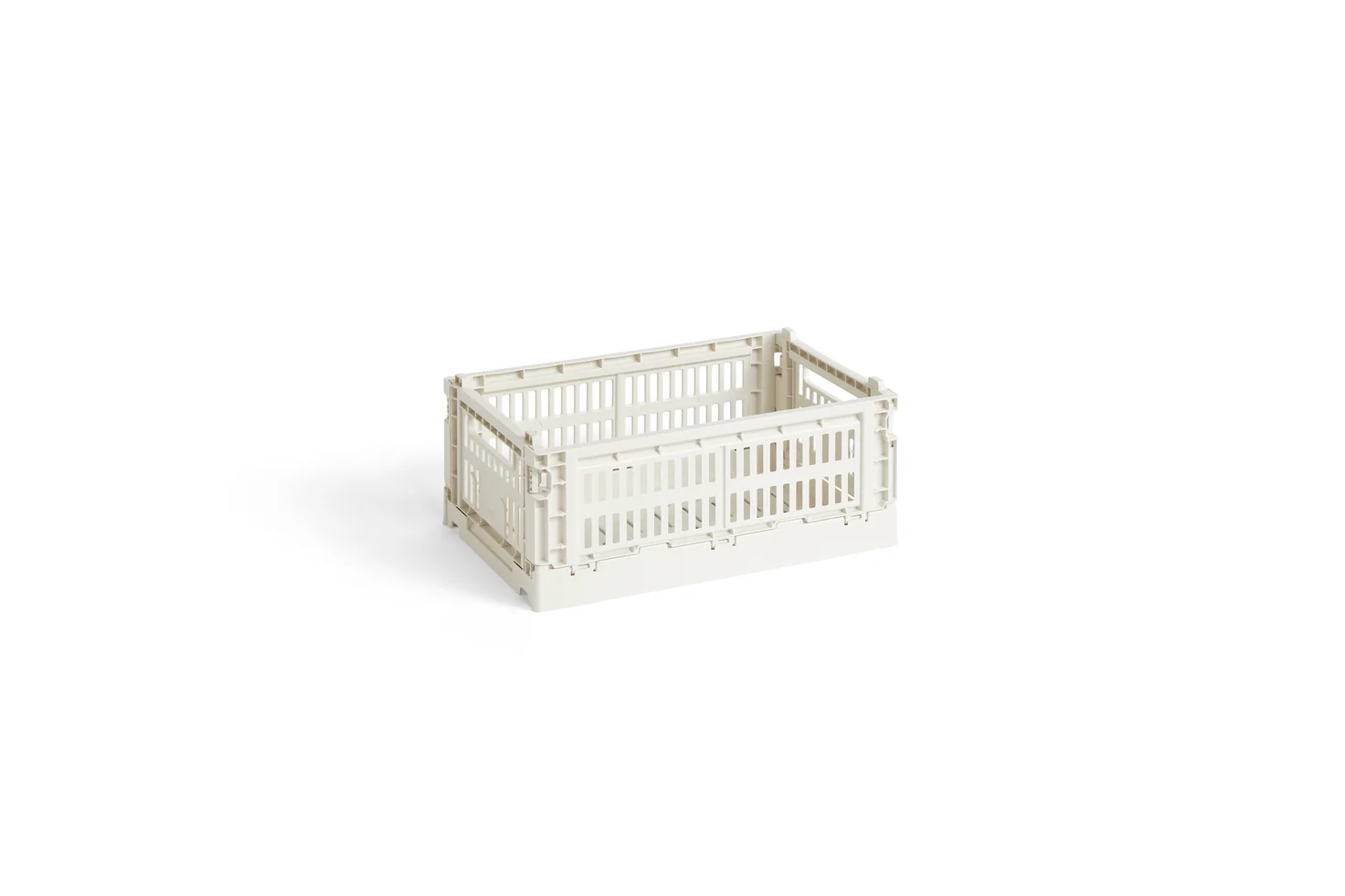 HAY - 2er Set Stapelkiste &quot;Colour Crate&quot; 8cm Off-White