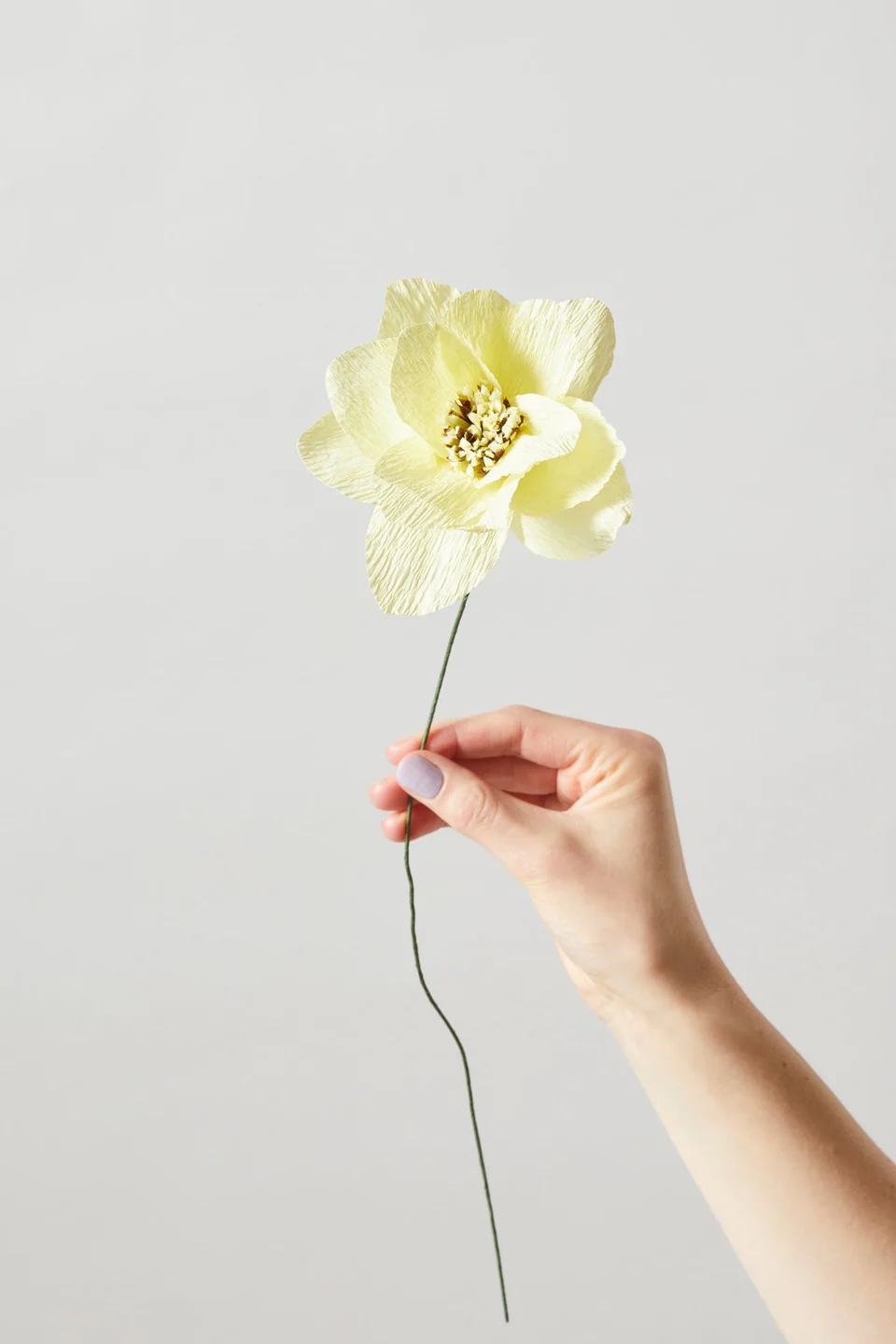 STUDIO ABOUT - PAPER FLOWER, DAHLIA, YELLOW