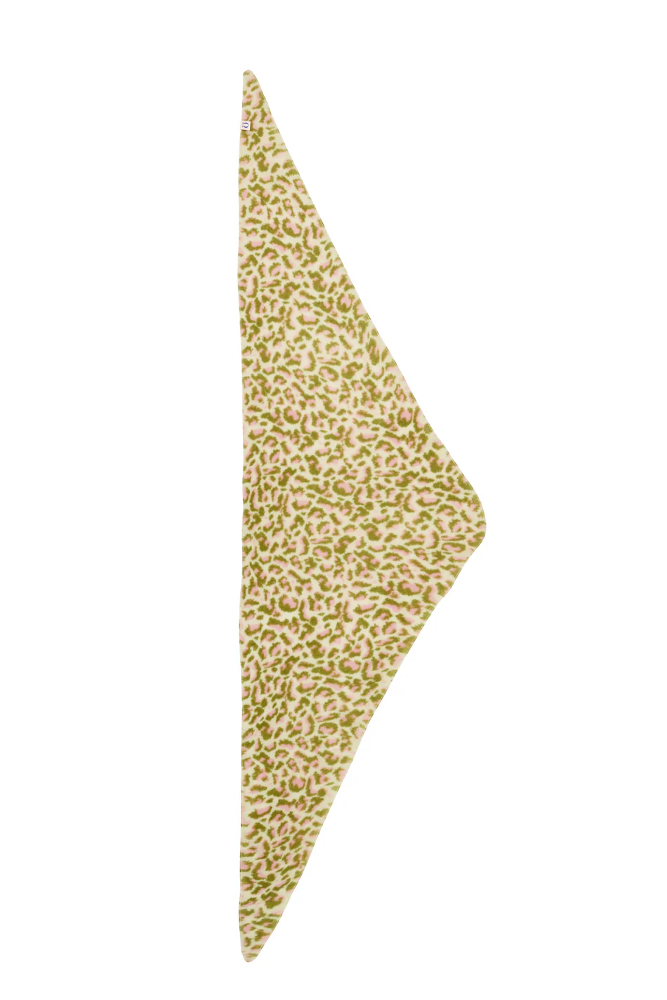 PUR SCHOEN - Tuch 3-Eck ADRIA leo rose grün, 30500/6314/OS