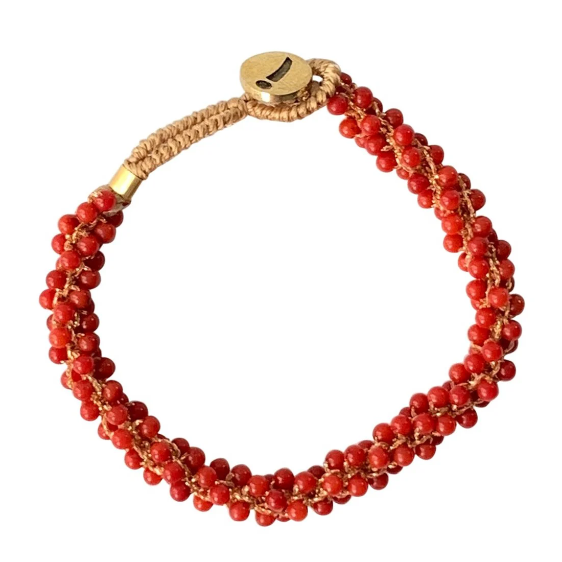 IBU - Armband &quot;Jill Merlin&quot; AO26 - Red Jade