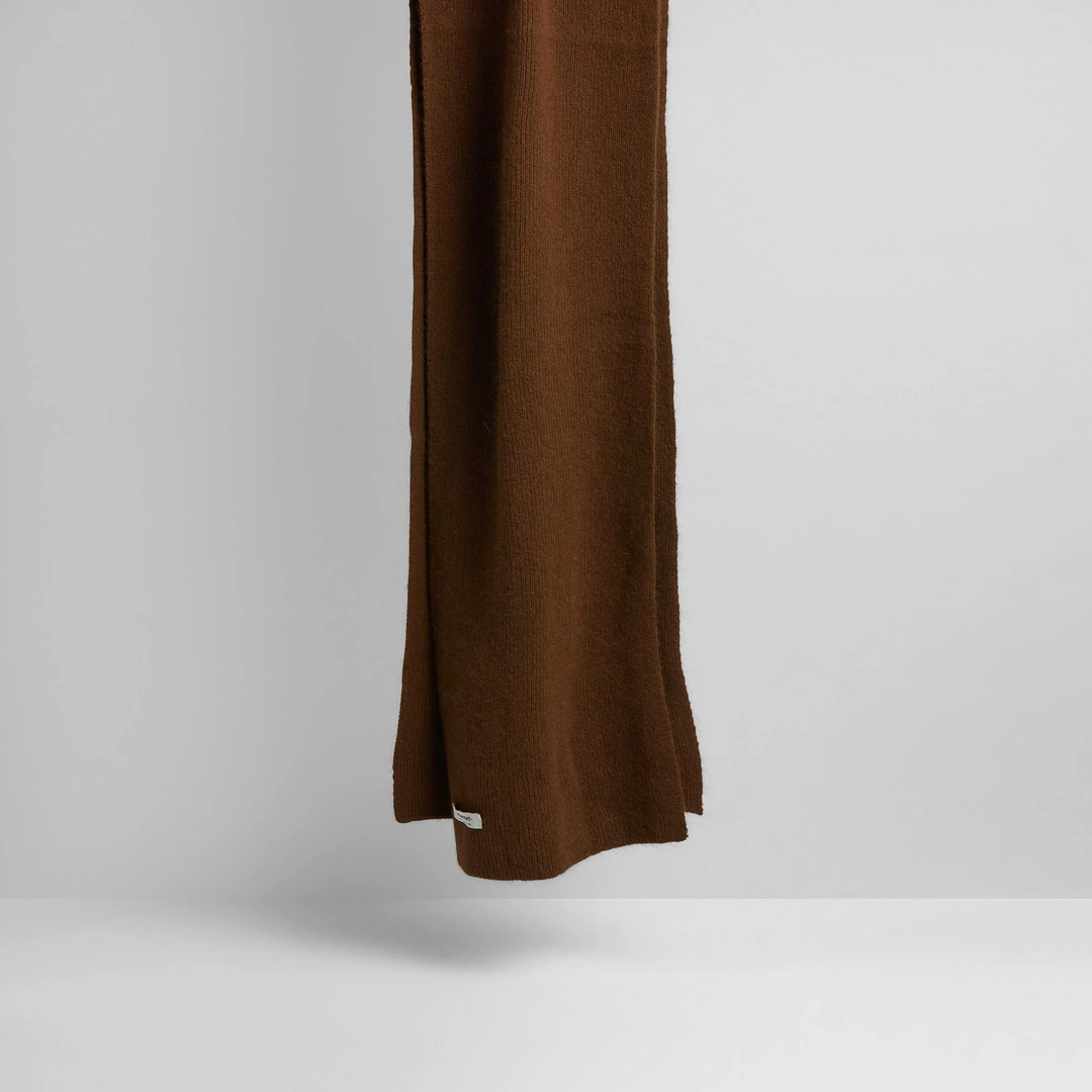 LE BONNET - Strickschal Walnut