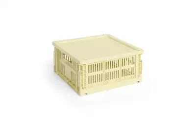 HAY - HAY Colour Crate Medium Square, Light yellow