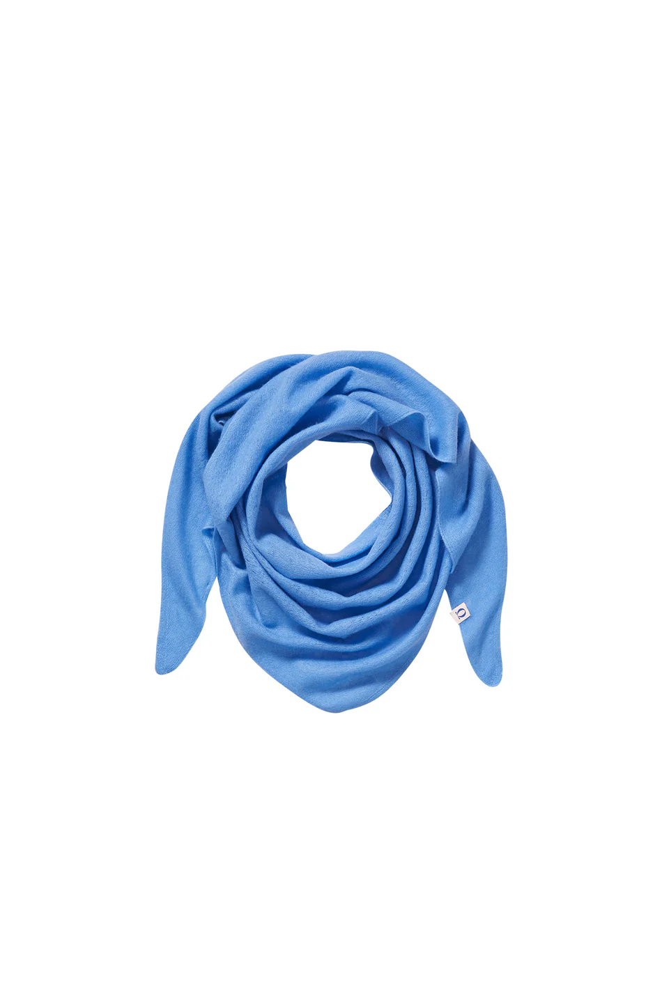 PUR SCHOEN - Tuch 3-Eck ADRIA skyblue, 30500/4055/OS