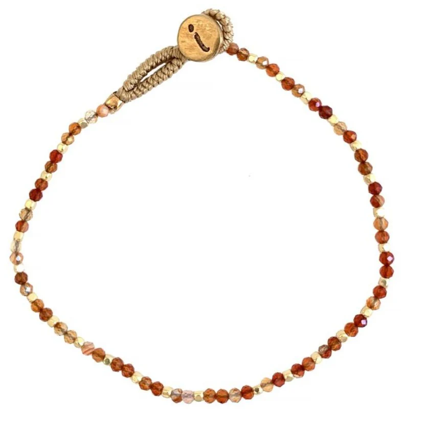 IBU - Armband &quot;Lulu Stone Dot&quot; AP10 - Carnelian