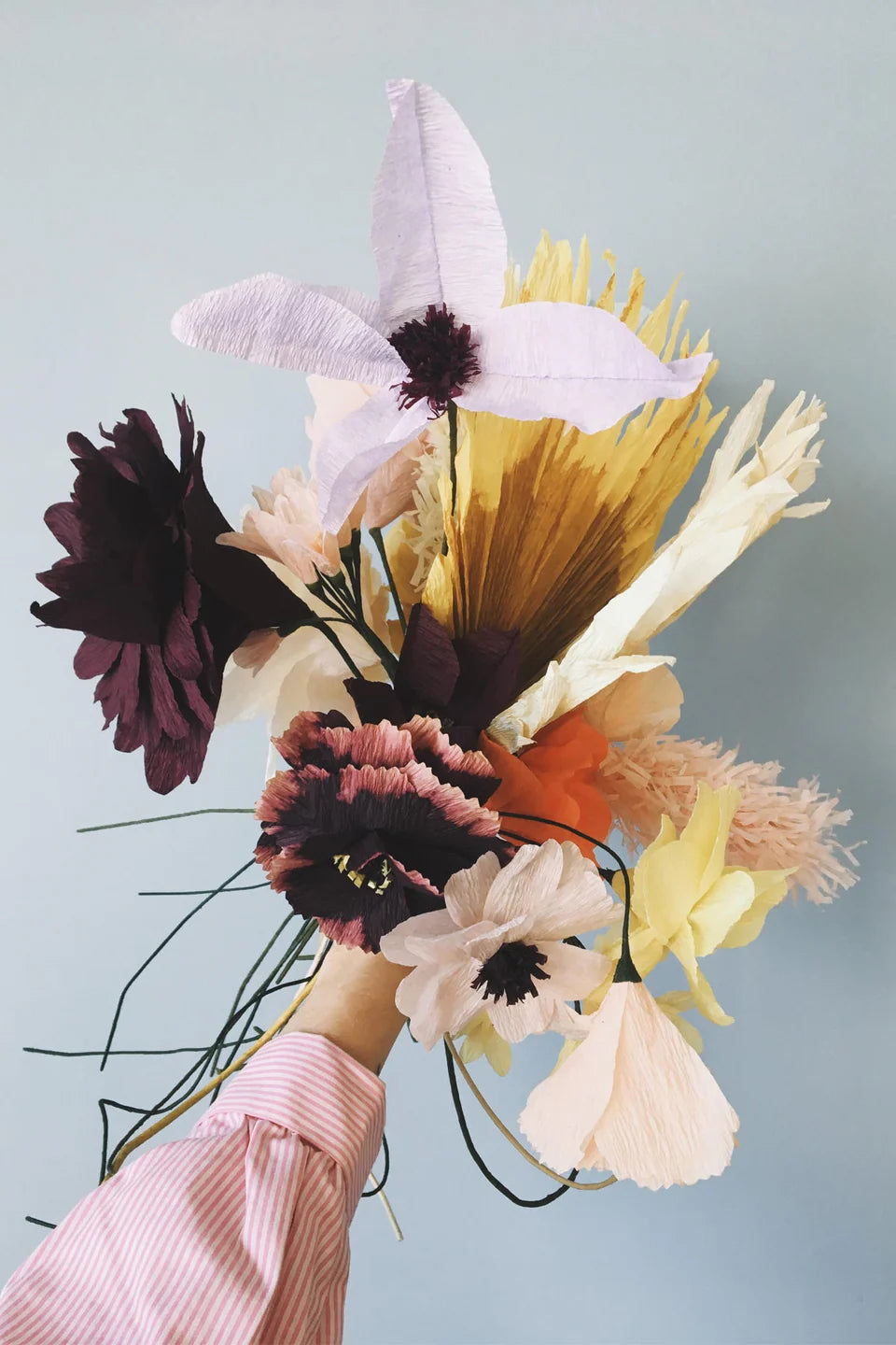 STUDIO ABOUT - PAPER FLOWER, DAHLIA, YELLOW