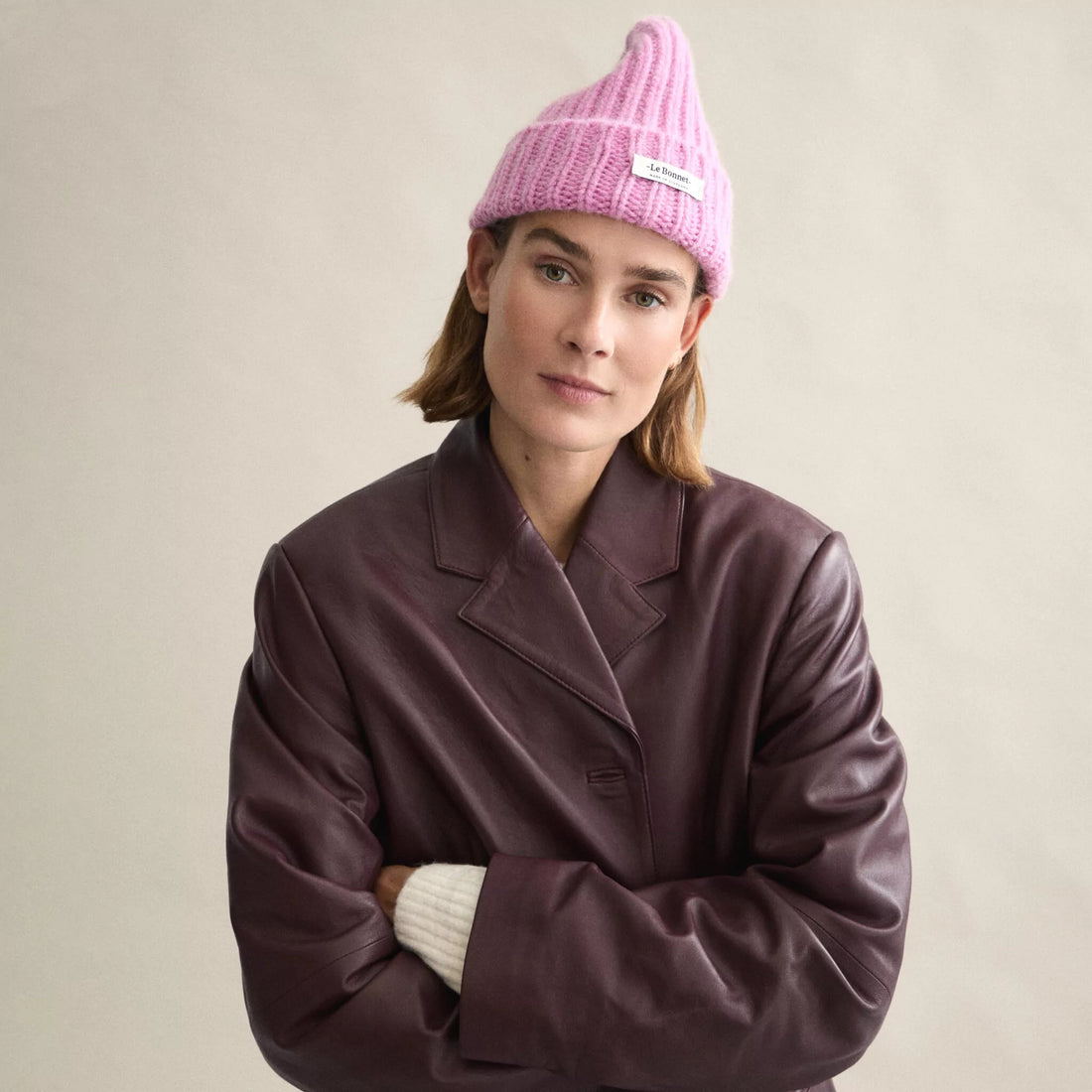 Le Bonnet - Strickmütze &quot;Logo&quot; Taffy