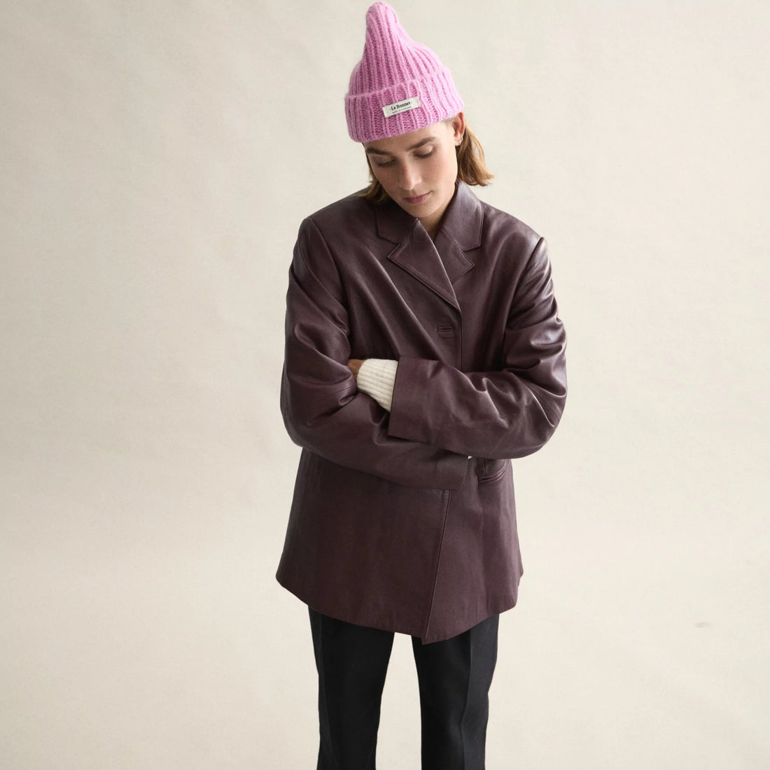 Le Bonnet - Strickmütze &quot;Logo&quot; Taffy