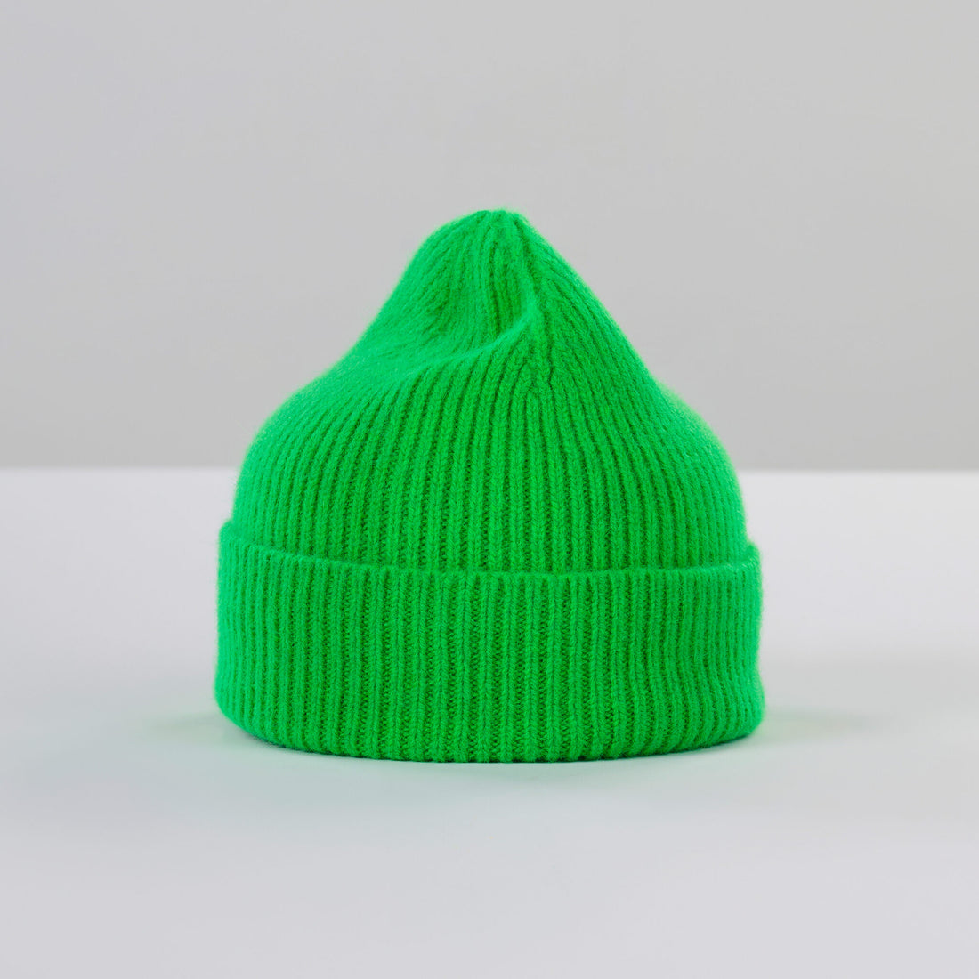 LE BONNET - Strickmütze &quot;Beanie Neon Green&quot;