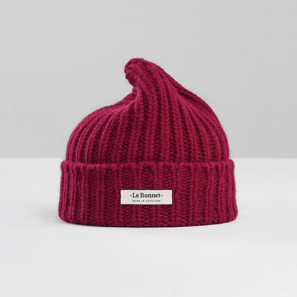 LE BONNET - Strickmütze &quot;Logo wine&quot;