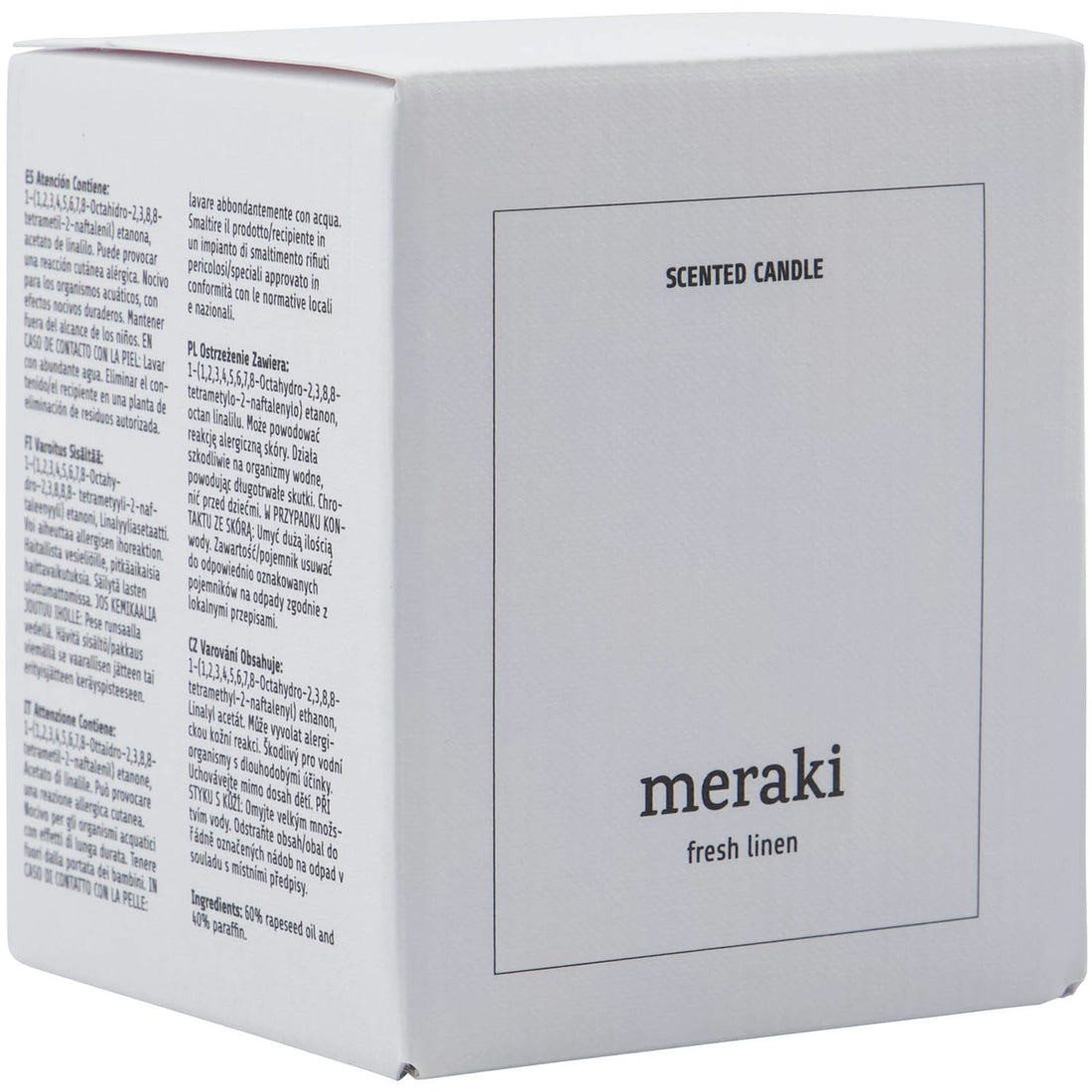 Meraki - Scented candle, Fresh linen