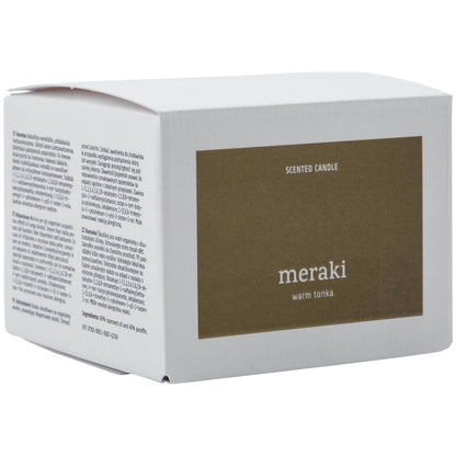 Meraki - Duftkerze Dark Wood, groß