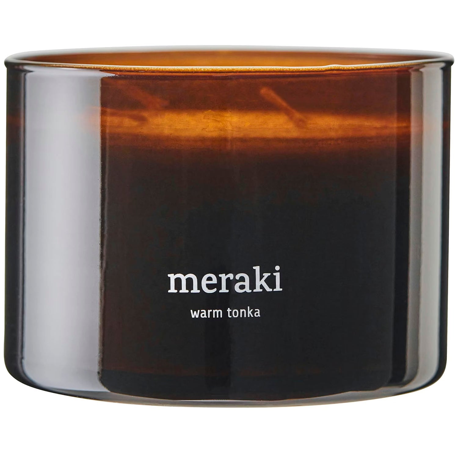 Meraki - Duftkerze Dark Wood, groß