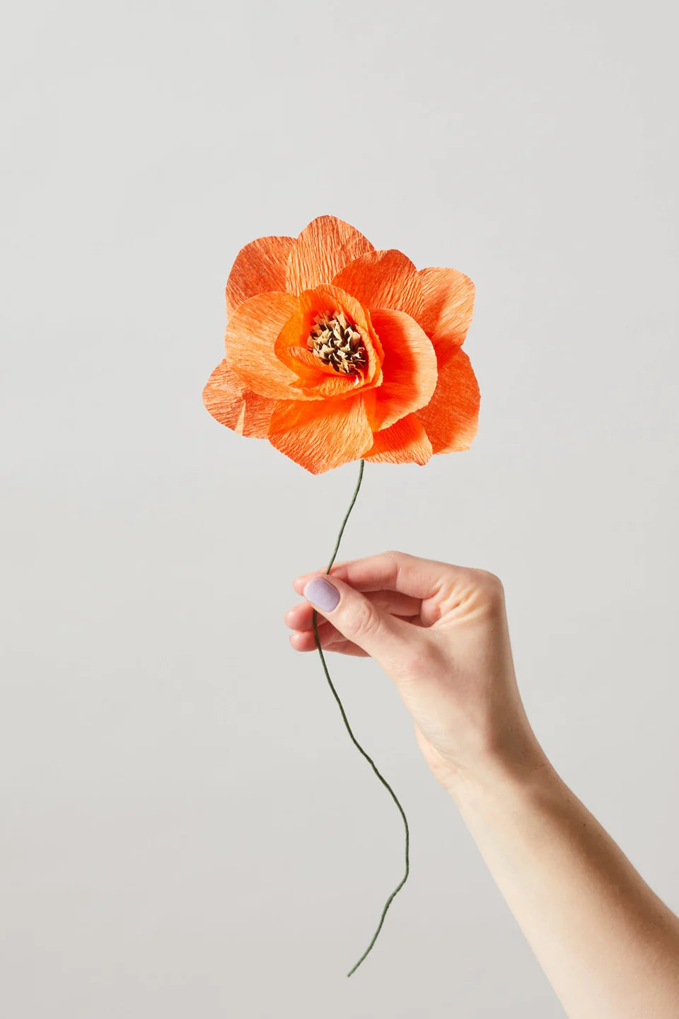 STUDIO ABOUT - PAPER FLOWER, POPPY, RED