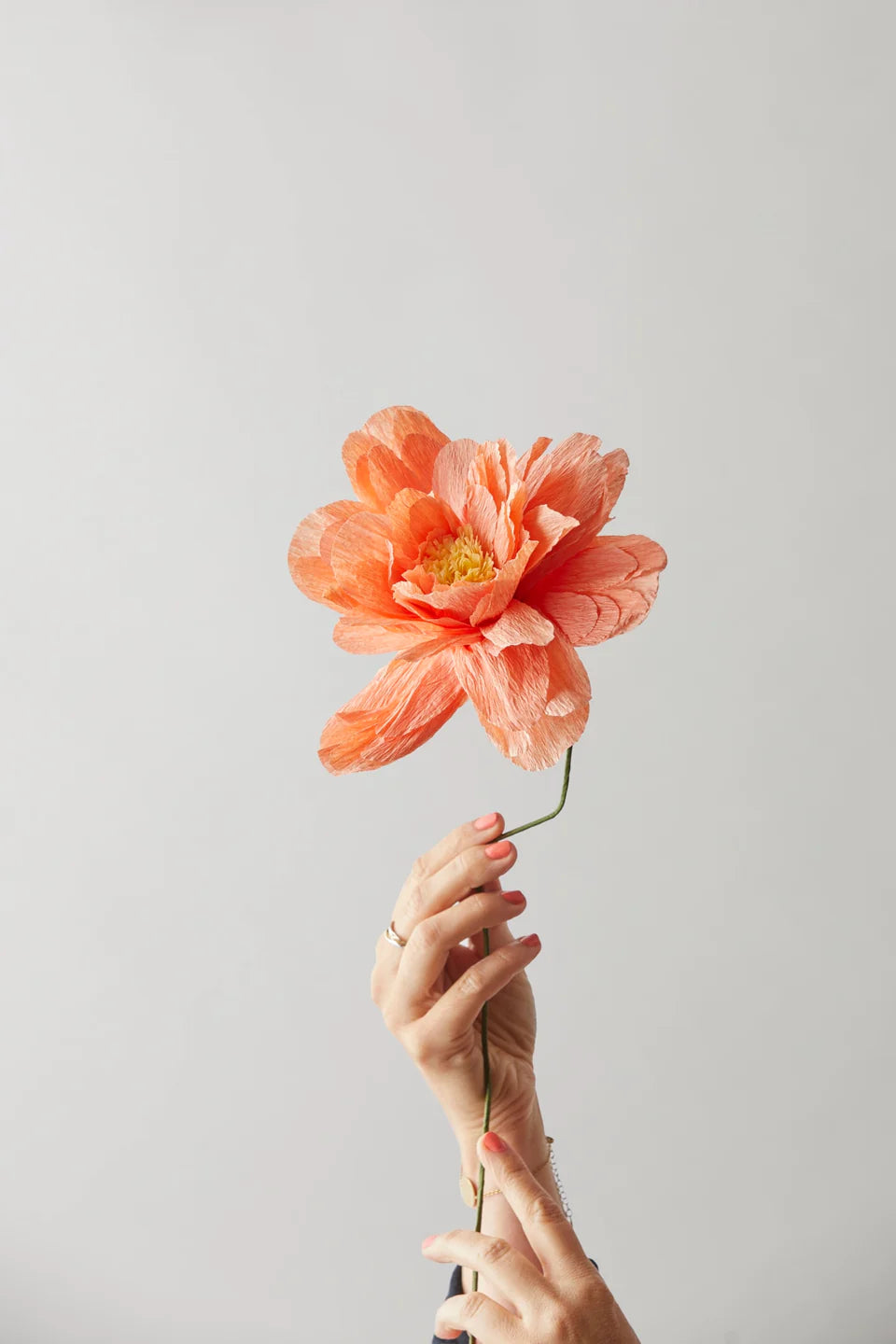 STUDIO ABOUT - PAPER FLOWER, GRAND PEONY, PEACH