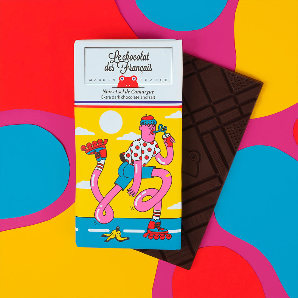 LE CHOCOLAT DES FRANCAIS - Bio-Schokoladentafel &quot;Rollers&quot;