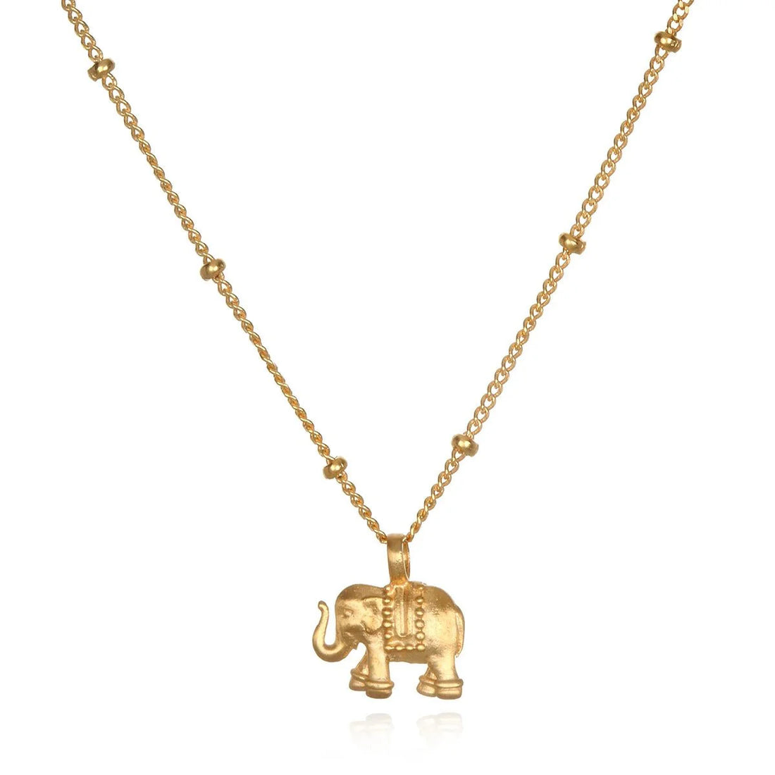 SATYA - Damen Kette Stand in Strength Elephant, vergoldet