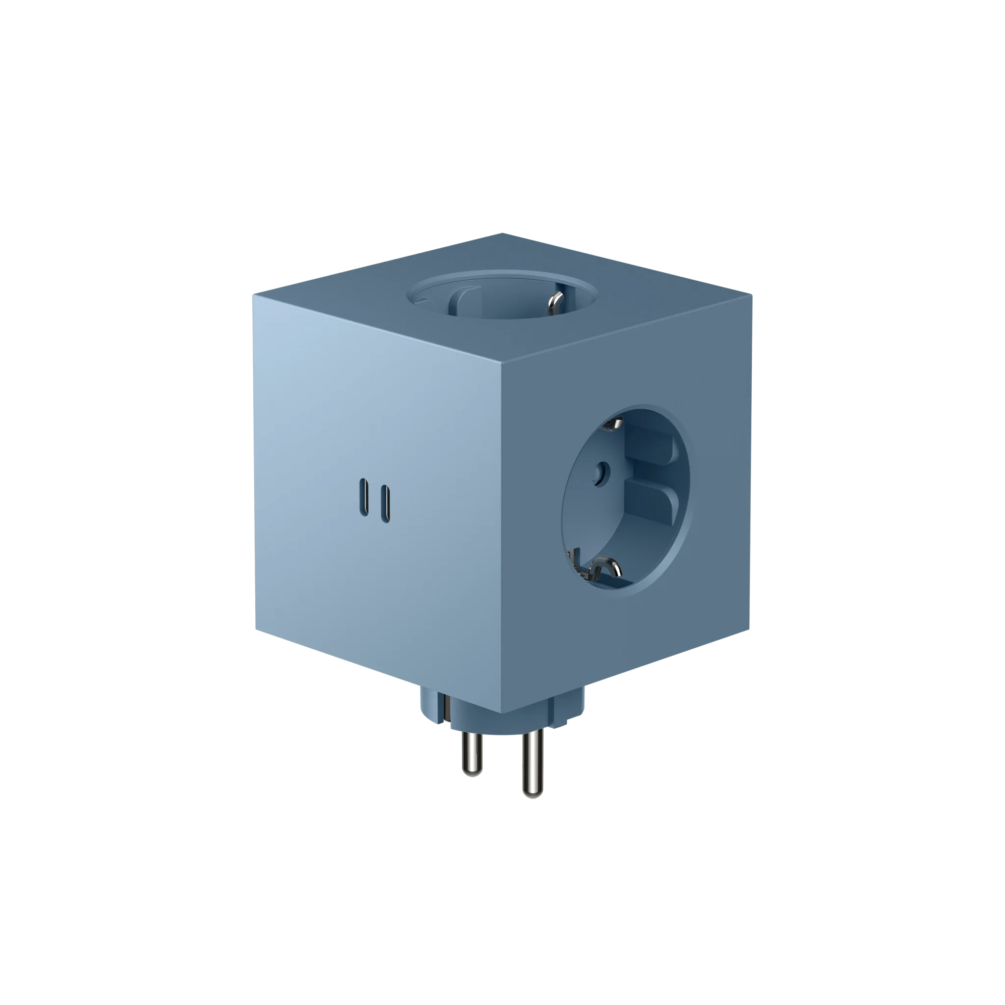 AVOLT - Steckdosenwürfel &quot;Square 2&quot; Shark Blue