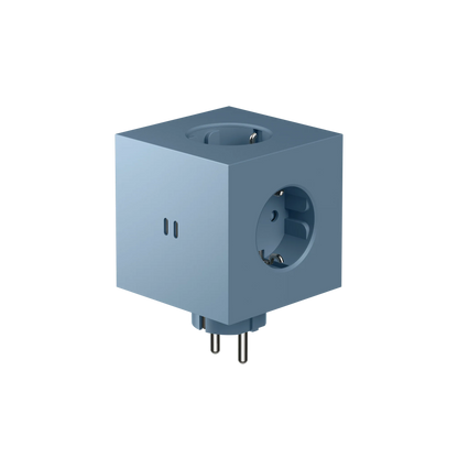 AVOLT - Steckdosenwürfel &quot;Square 2&quot; Shark Blue