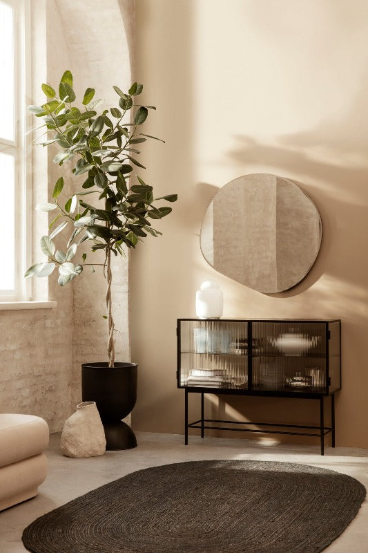 FERM LIVING - Blumentopf "Hourglass Pot" Schwarz M -  - No59 Conceptstore Cologne