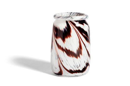HAY - Vase &quot;Splash&quot; Roll Neck L Coffee/White -  - No59 Conceptstore Cologne