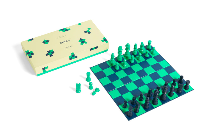 HAY - Schachspiel &quot;Play Chess&quot; Green -  - No59 Conceptstore Cologne