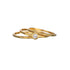 SATYA - Ring RG028-52-Z8 "Gold White Topaz" Set 3 Ring SATYA Jewelry   