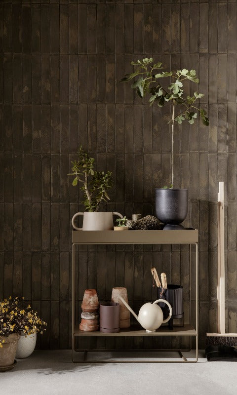 FERM LIVING - Blumentopf "Hourglass Pot" Schwarz XS -  - No59 Conceptstore Cologne